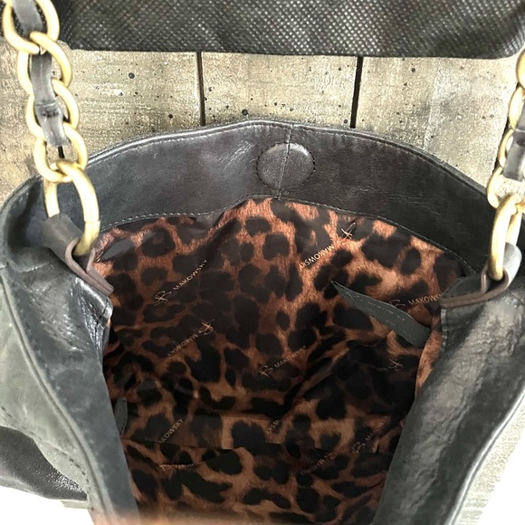 B. MAKOWSKY Leather Shoulder Bag Chain - Picture 5 of 10